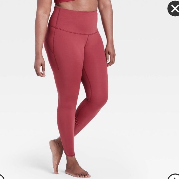 ORIG. $40 All in Motion Cranberry Women's Premium Ultra High-Waisted Leggings - Picture 3 of 14